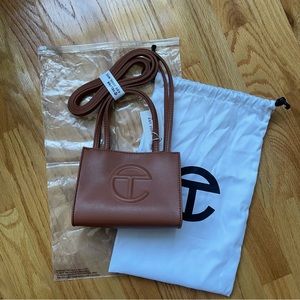 Telfar Small Tan Shopping Bag
